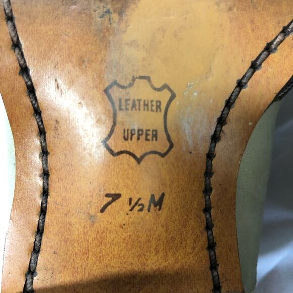 Nine West Vintage leather suede womens 7.5 western pointed toe booties shooties - Picture 8 of 11